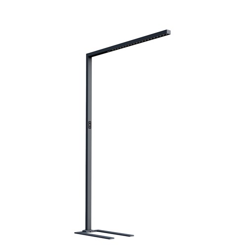 PRO+BARISARDA-F LED 77W 9078lm 4000K UGR<12, hämardatav lülitist ja sensoriga, üles/alla valgusega töökohavalgusti, matt must, must hajuti